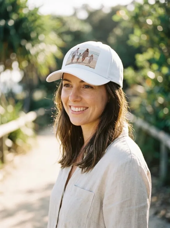 Gorra Lisa De Gabardina 6 Gajos, Adulto, Premium, Ajustable, sublimada.